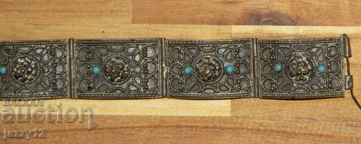 Παλιό ασημί φιλιγκράν βραχιόλι - 5