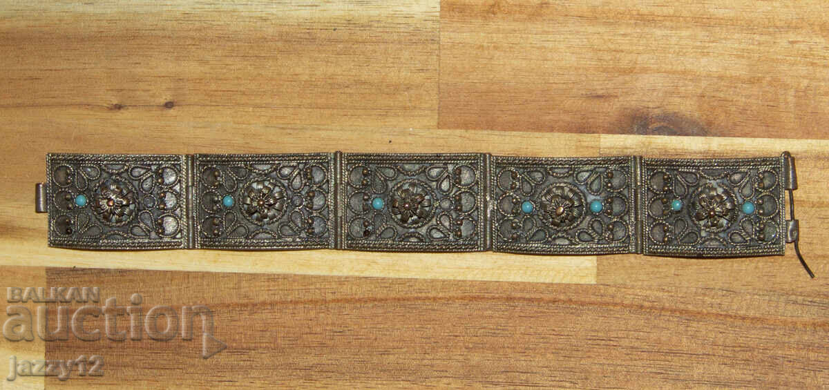 Παλιό ασημί φιλιγκράν βραχιόλι