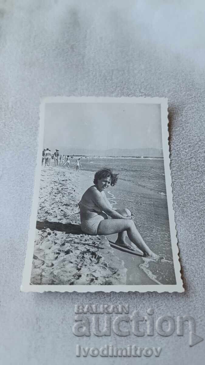 Foto Femeie pe plajă Foto Femeie pe plajă