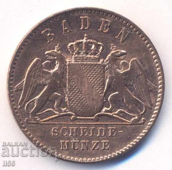 Германия - 1 кройцер 1870 (отлична) с цена 26.00 лв. | € 13.29