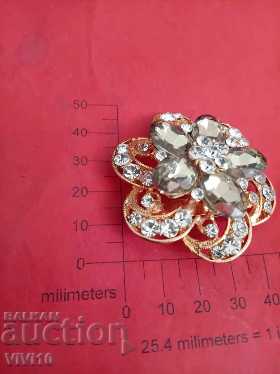 Αντίκα καρφίτσα με πέτρες με τιμή 40.00 BGN | € 20.45 Αντίκα καρφίτσα με πέτρες με τιμή 40.00 BGN | € 20.45