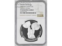10 Leva 2000 Weightlifter NGC PF 68 Ultra Cameo