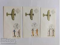 First Day Covers Airmail Bulgarian Aircraft Construction