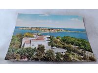 Пощенска картичка Несебър Общ изглед 1961