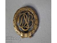 Παλαιό Γερμανικό αθλητικό σήμα μετάλλιο σήμα στήθους