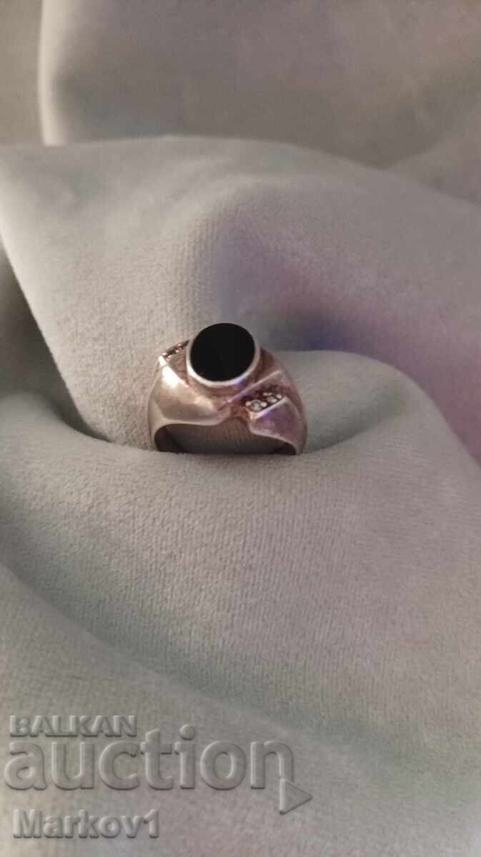 Ασημένιο ανδρικό δαχτυλίδι με τιμή 50.00 BGN | € 25.56