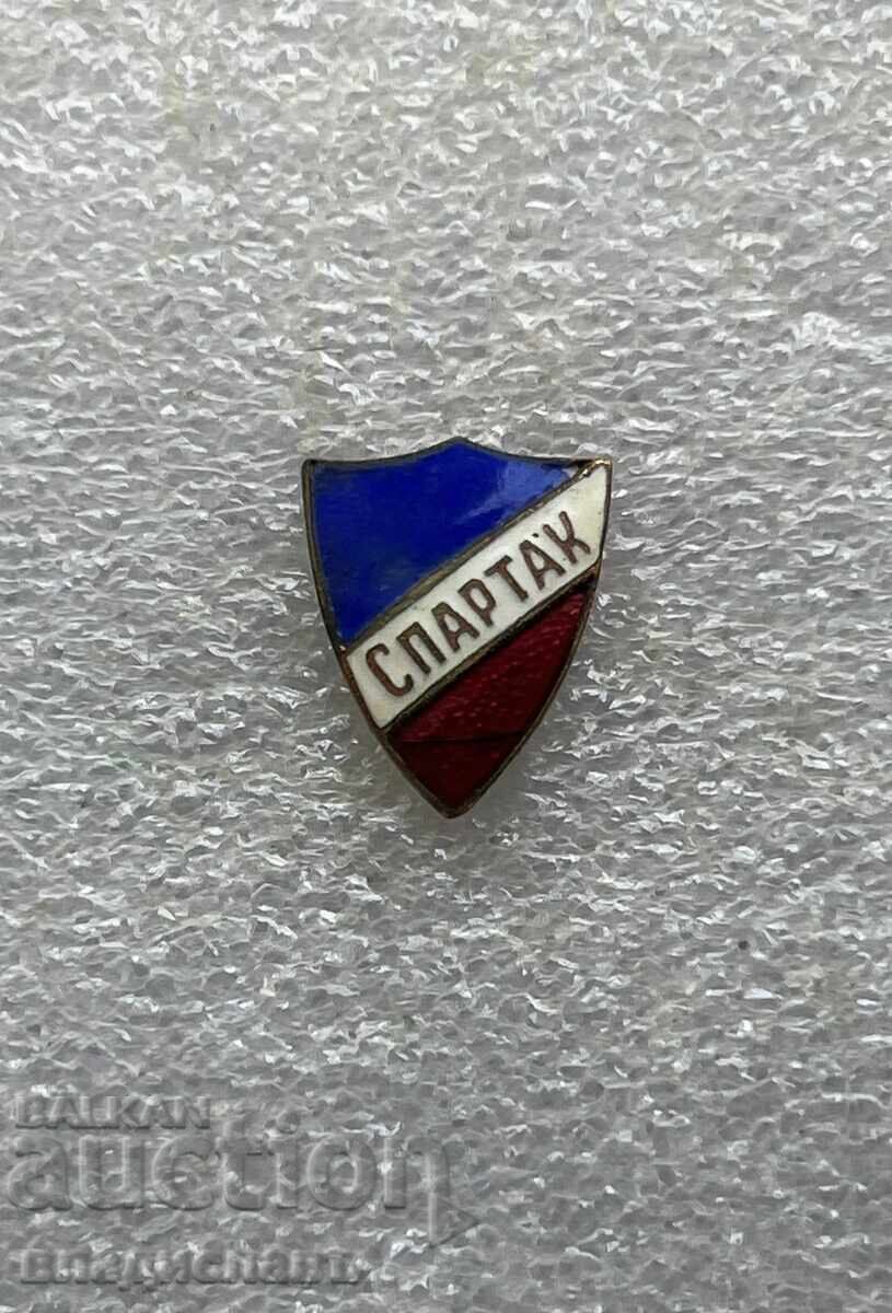 стара значка СПАРТАК ПЛОВДИВ - Шампион по- футбол на НРБ