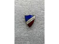 Old Spartak Plovdiv badge - Champion of the People's Republic of Bulgaria (football)