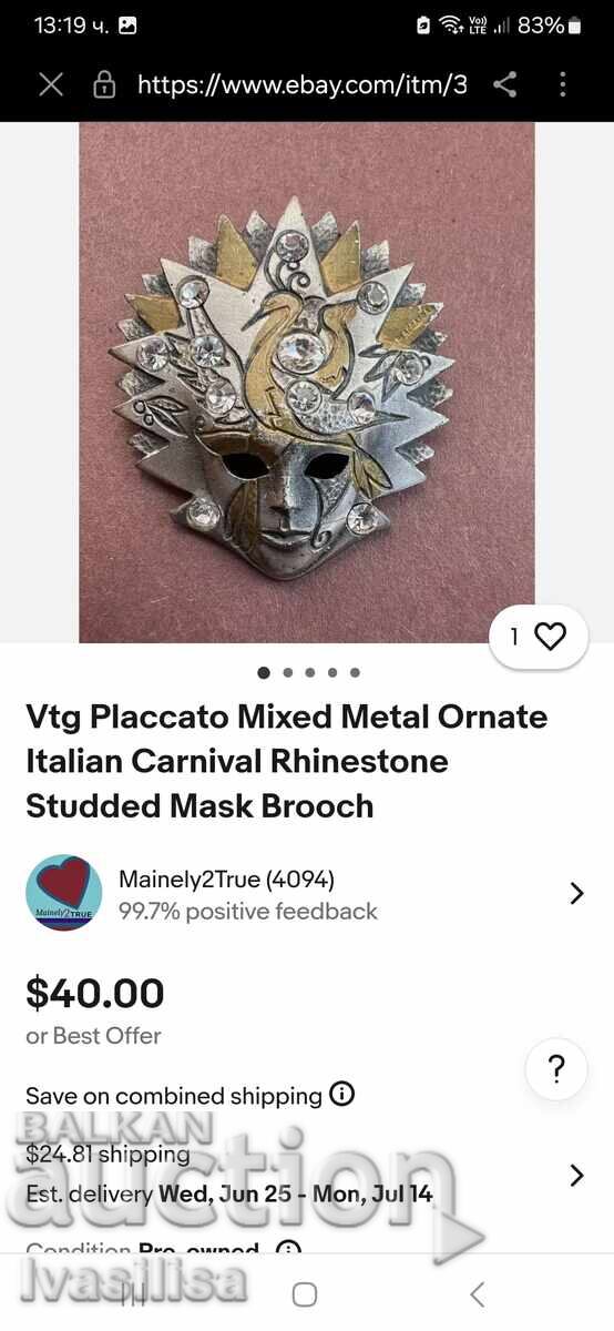 Old Italian brooch, with markings - 5