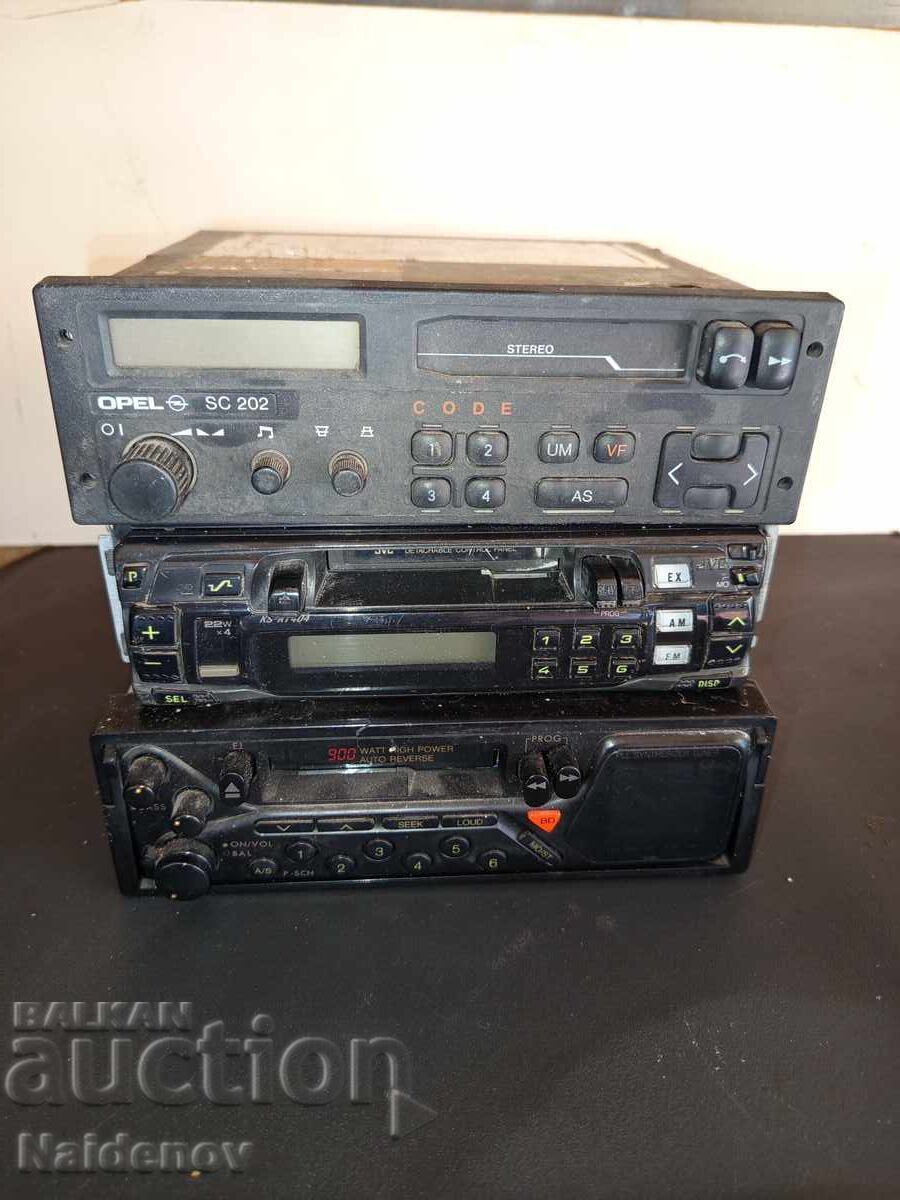 Κασετόφωνο αυτοκινήτου παρτίδα 3 τμχ