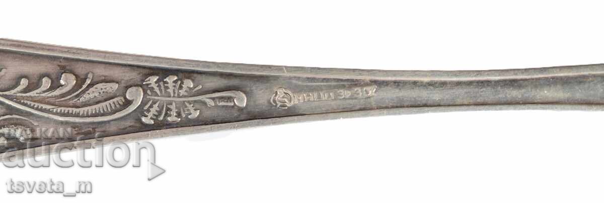 Silver-plated eating utensils forks 12 pcs USSR social - 6 Silver-plated eating utensils forks 12 pcs USSR social - 6