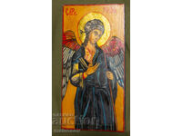 Arhanghel Mihail, icoană pictată manual, vopsele tempera