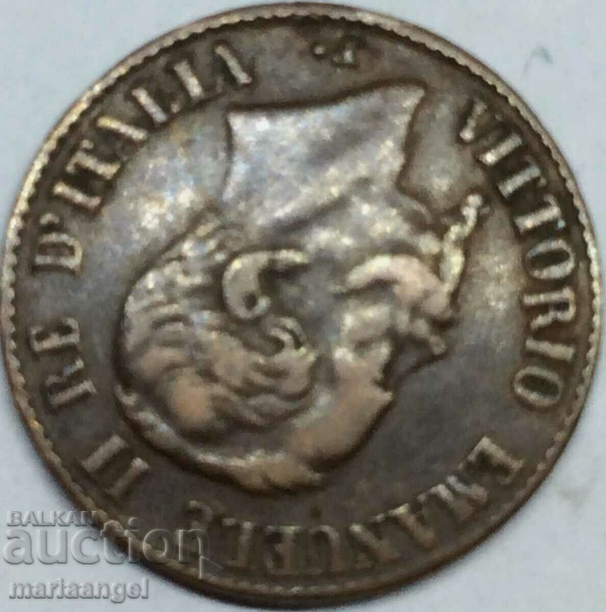 Auction 1 centesimo 1867 M - Milan Italy Victor Emmanuel II Auction 1 centesimo 1867 M - Milan Italy Victor Emmanuel II