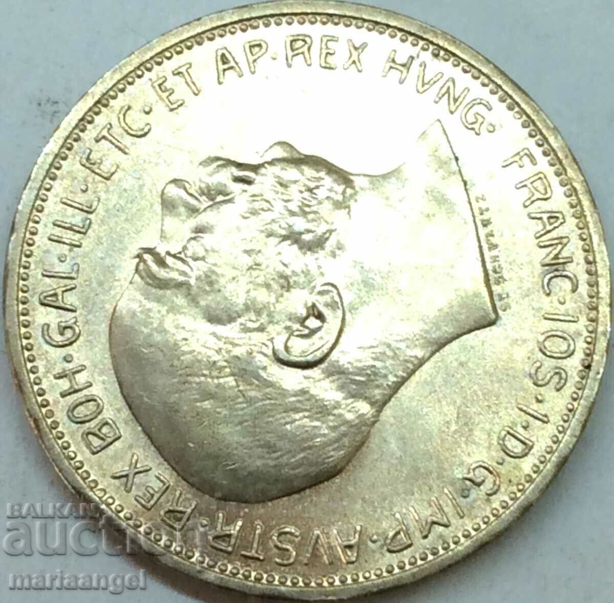 2 crowns 1912 Austria Patina silver - 5