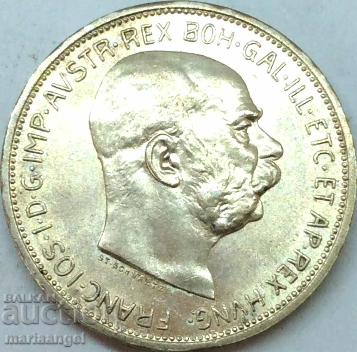 2 crowns 1912 Austria Patina silver