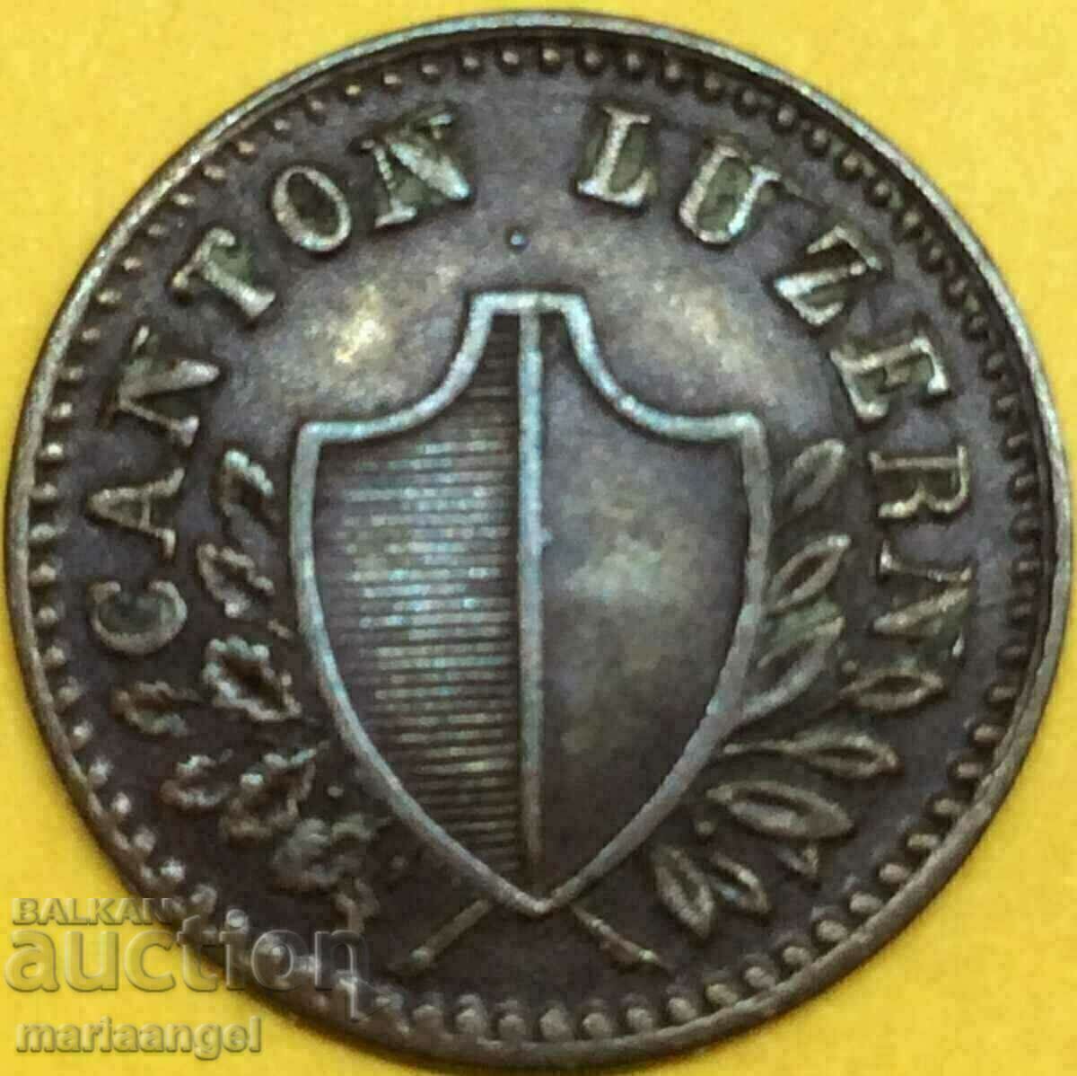 Elveția 1 Rapen 1843 Cantonul Lucerna