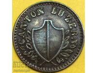 Elveția 1 Rapen 1843 Cantonul Lucerna