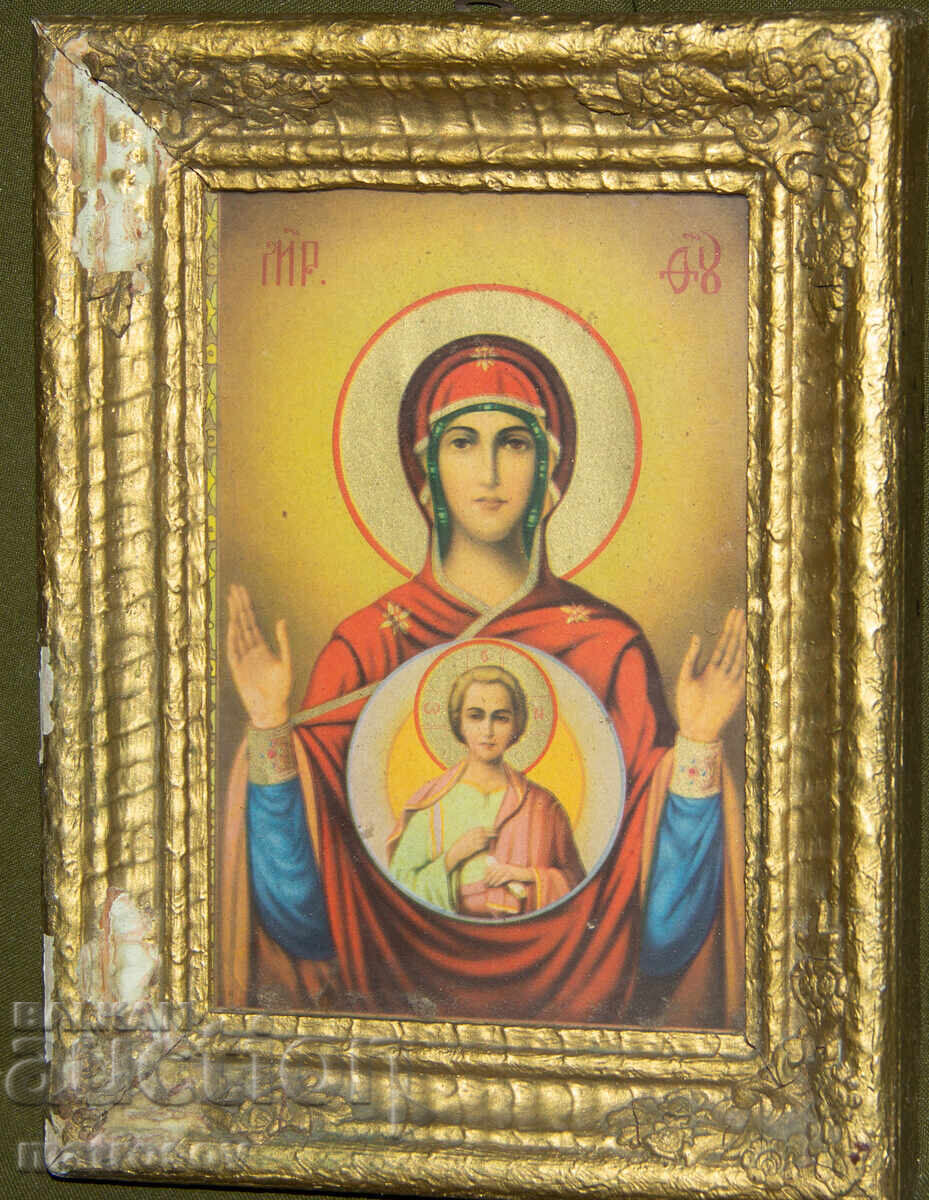 Παναγία του Σημείου, εικόνα, λιθογραφία με τιμή 200.00 BGN | € 102.26