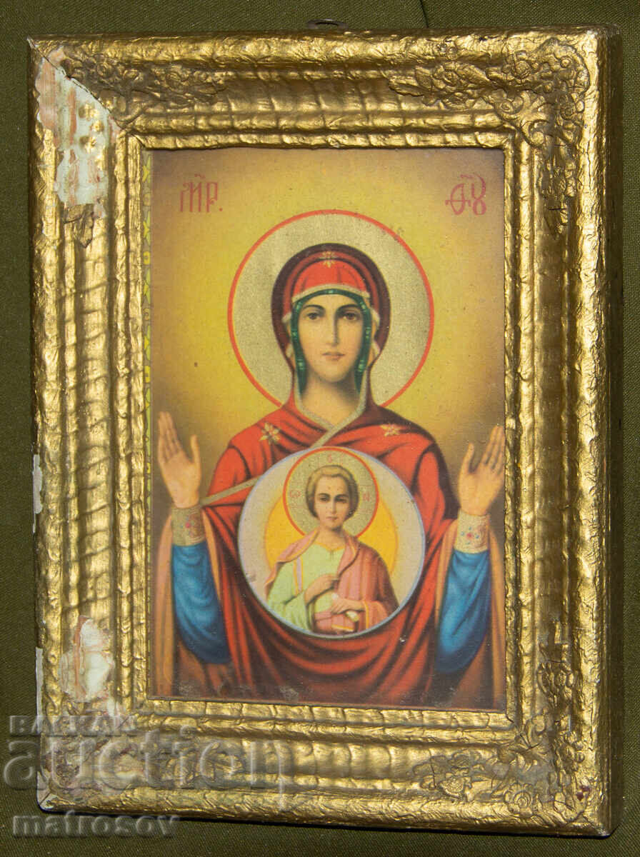 Παναγία του Σημείου, εικόνα, λιθογραφία