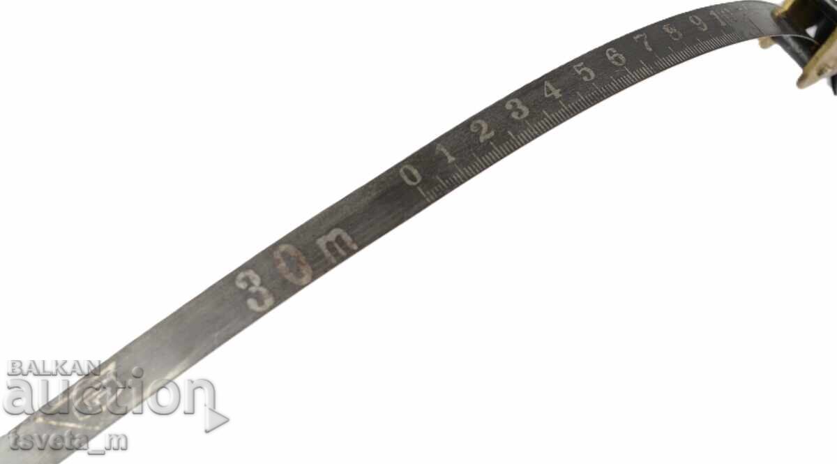 Delivery of Bulgarian Geodetic Measuring Tape 30 meters 1984