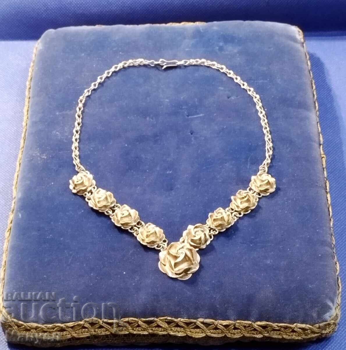 Красота ! Сребърно колие, рози - Мексико. Красота ! Сребърно колие, рози - Мексико.