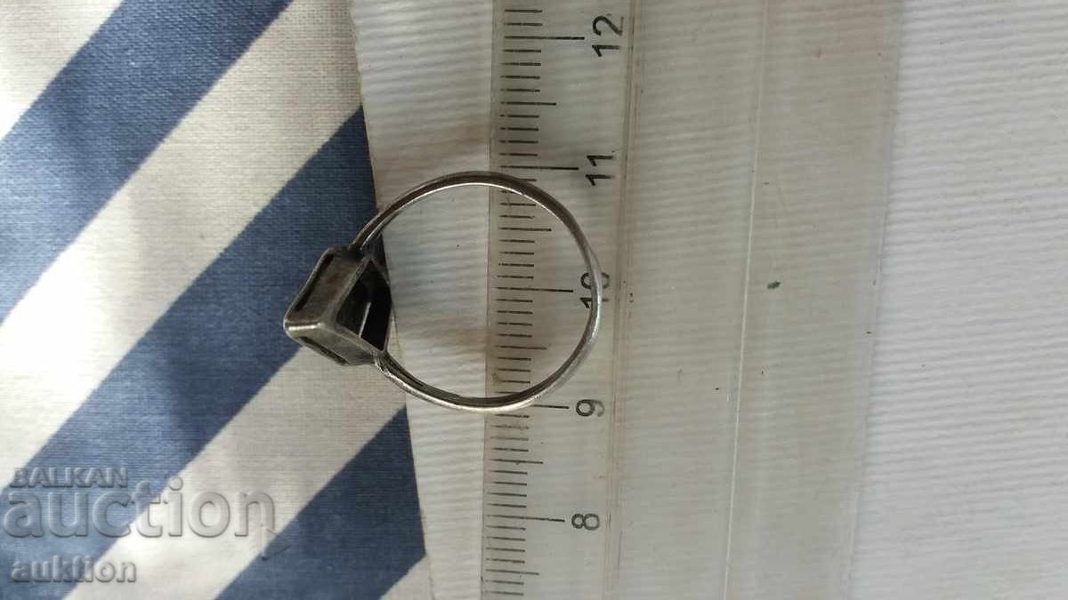 Ασημένιο Ρωσικό Δαχτυλίδι με Νιέλο - 6