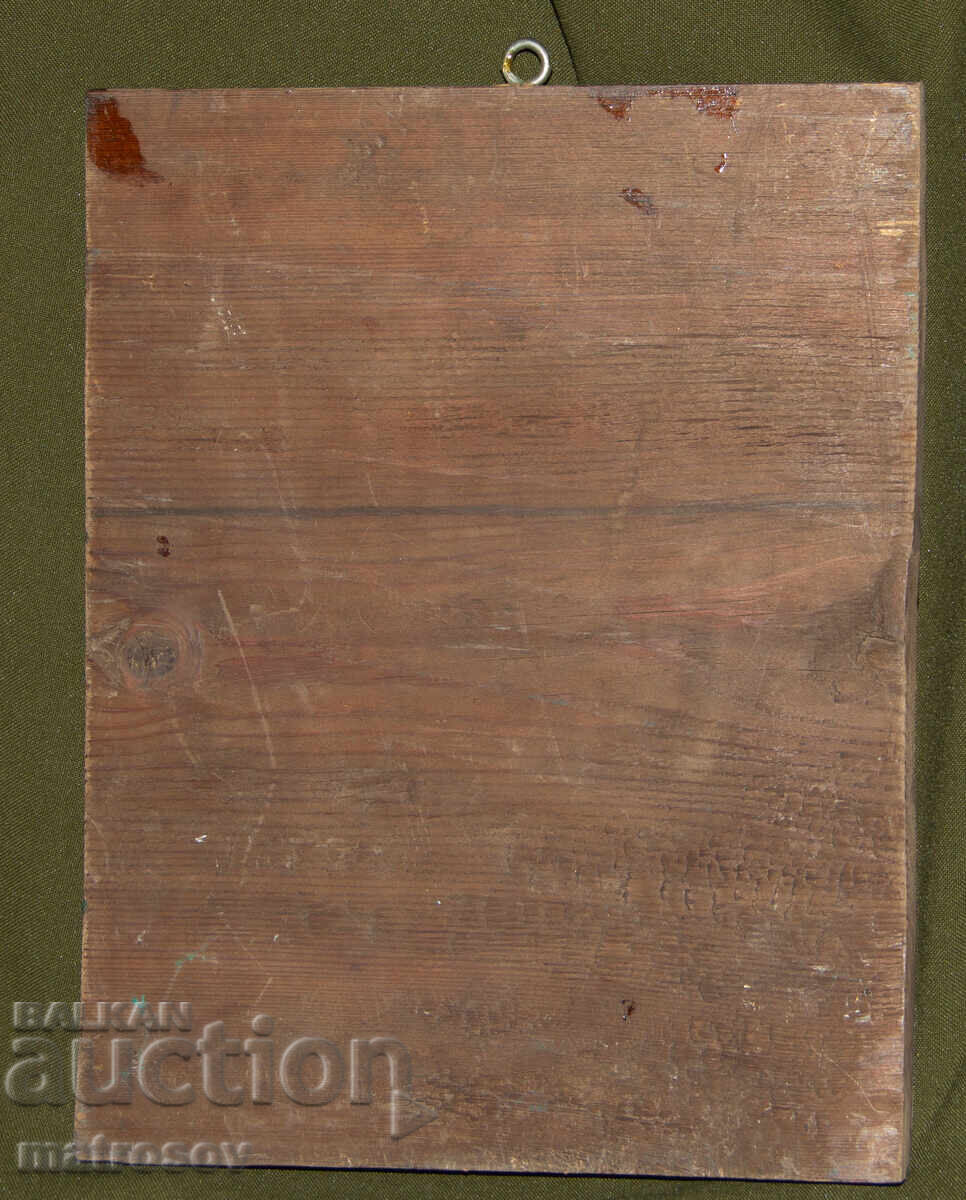 Χειροποίητη εικόνα, τέμπερα, Παναγία - 5