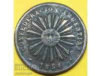 Αργεντινή 4 quattro centavos 1854