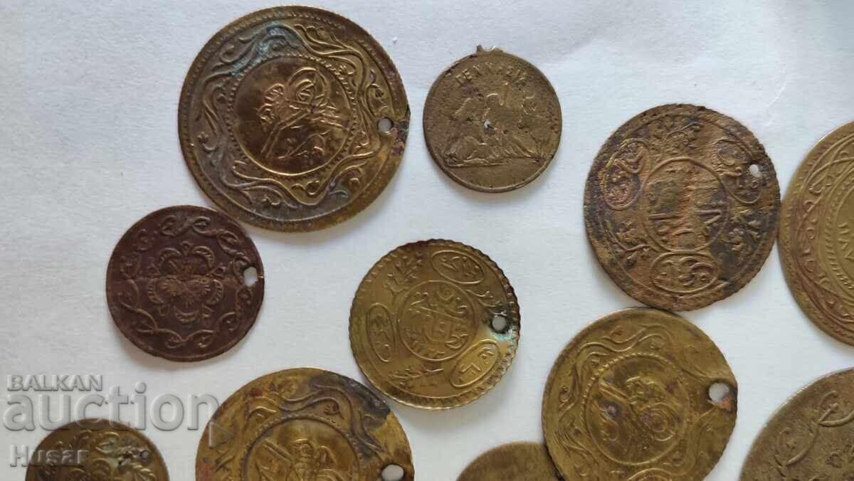 Old Turkish brass pendari 14 + 1 Mahmud II 1819 ??? with price 39.99 BGN | € 20.45 Old Turkish brass pendari 14 + 1 Mahmud II 1819 ??? with price 39.99 BGN | € 20.45