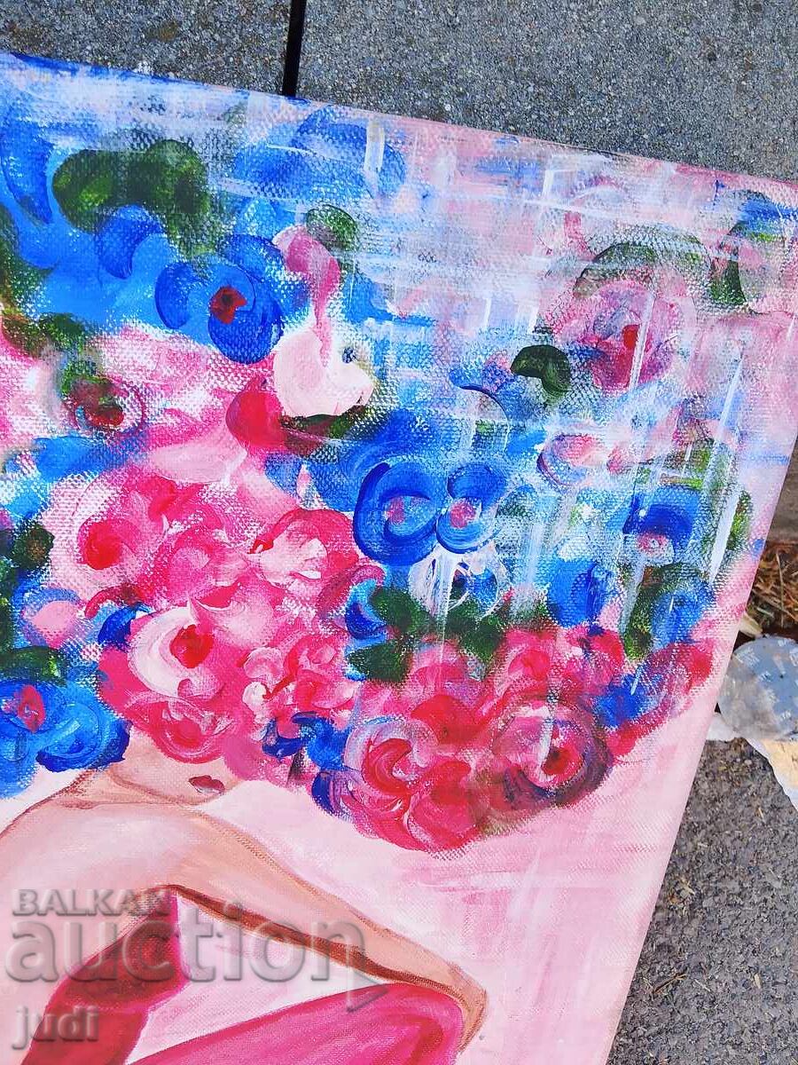 Аукцион Маслена картина платно Аукцион Маслена картина платно