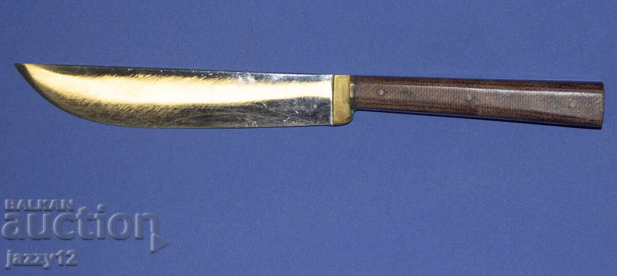 Солиден ловен нож с дървена дръжка - 5 Солиден ловен нож с дървена дръжка - 5