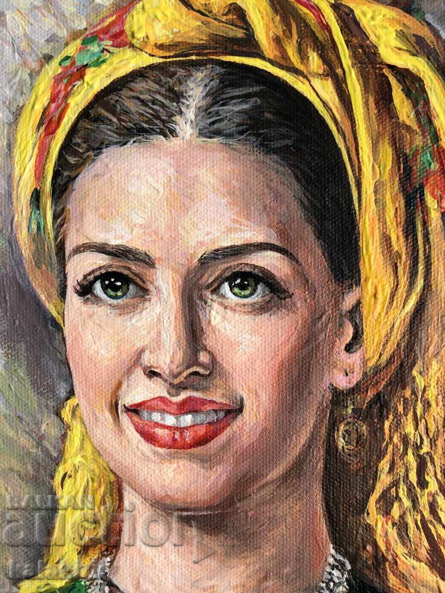 Bulgarian woman with a yellow headscarf - 5 Bulgarian woman with a yellow headscarf - 5