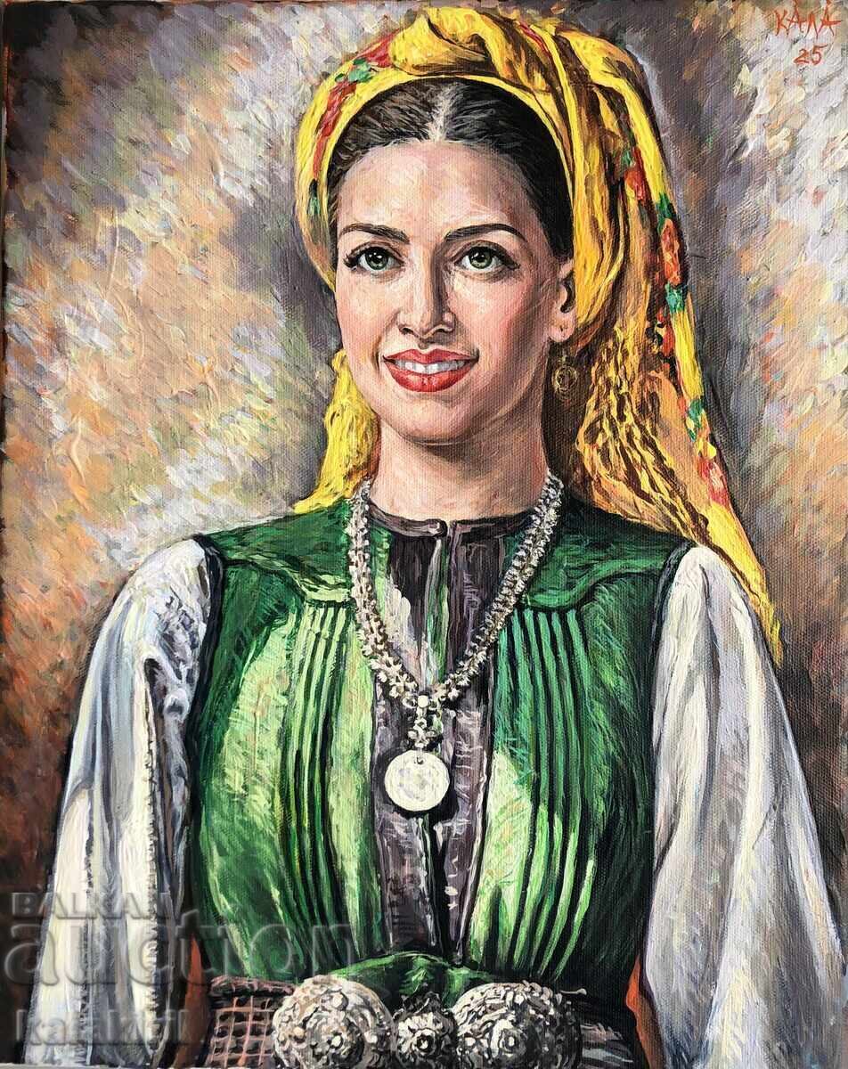 Bulgarian woman with a yellow headscarf - 7 Bulgarian woman with a yellow headscarf - 7