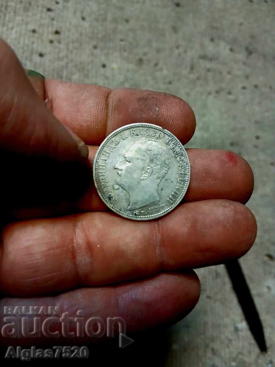 2лв.1891/сребро/ с цена 70.00 лв. | € 35.79