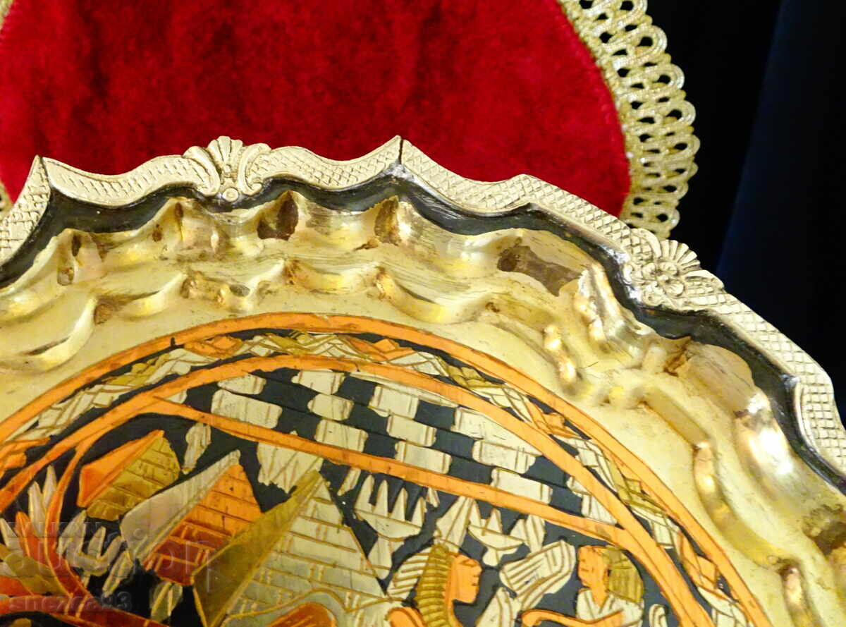 Livrarea Tavă de bronz, farfurie de perete Egipt