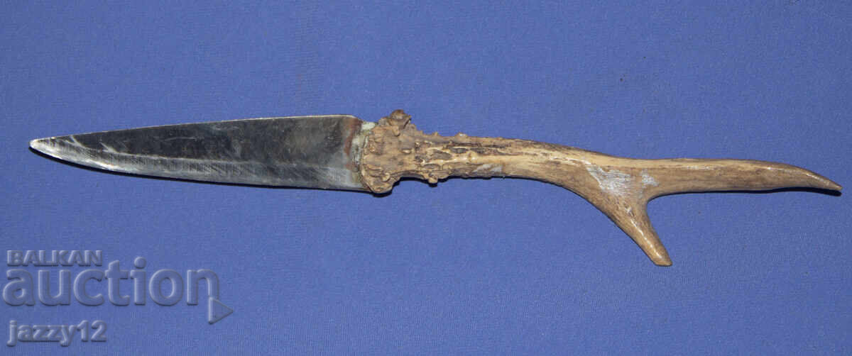 Στιβαρό κυνηγετικό μαχαίρι με λαβή από οπλή - 5 Στιβαρό κυνηγετικό μαχαίρι με λαβή από οπλή - 5