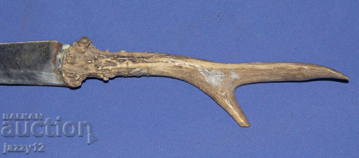 Στιβαρό κυνηγετικό μαχαίρι με λαβή από οπλή - 6 Στιβαρό κυνηγετικό μαχαίρι με λαβή από οπλή - 6