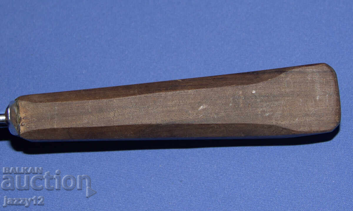 Solid hunting knife with a wooden handle - 5 Solid hunting knife with a wooden handle - 5