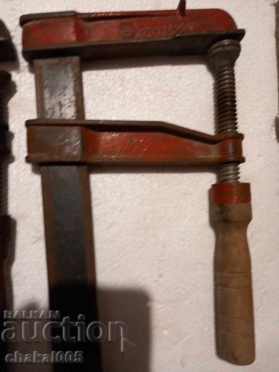 Old clamps for wood with price 100.00 BGN | € 51.13