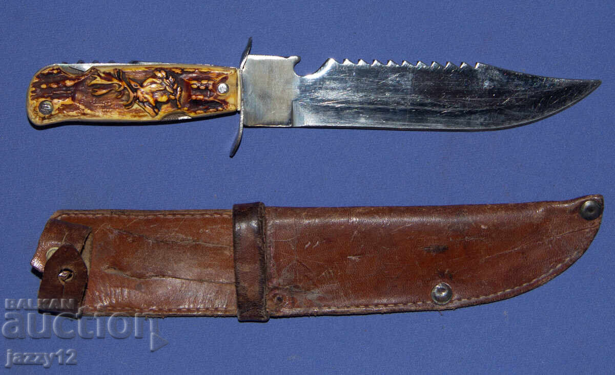 Auction  Tourist / hunting knife with sheath