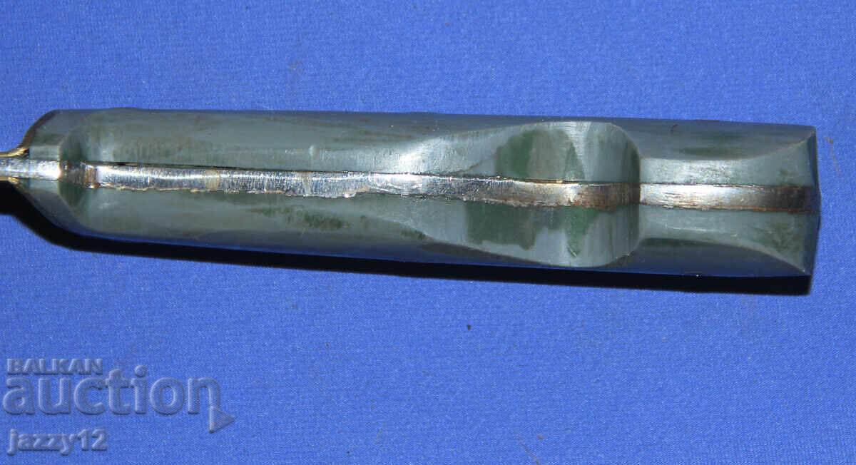 Στιβαρό χειροποίητο κυνηγετικό μαχαίρι με ξύλινη λαβή - 7