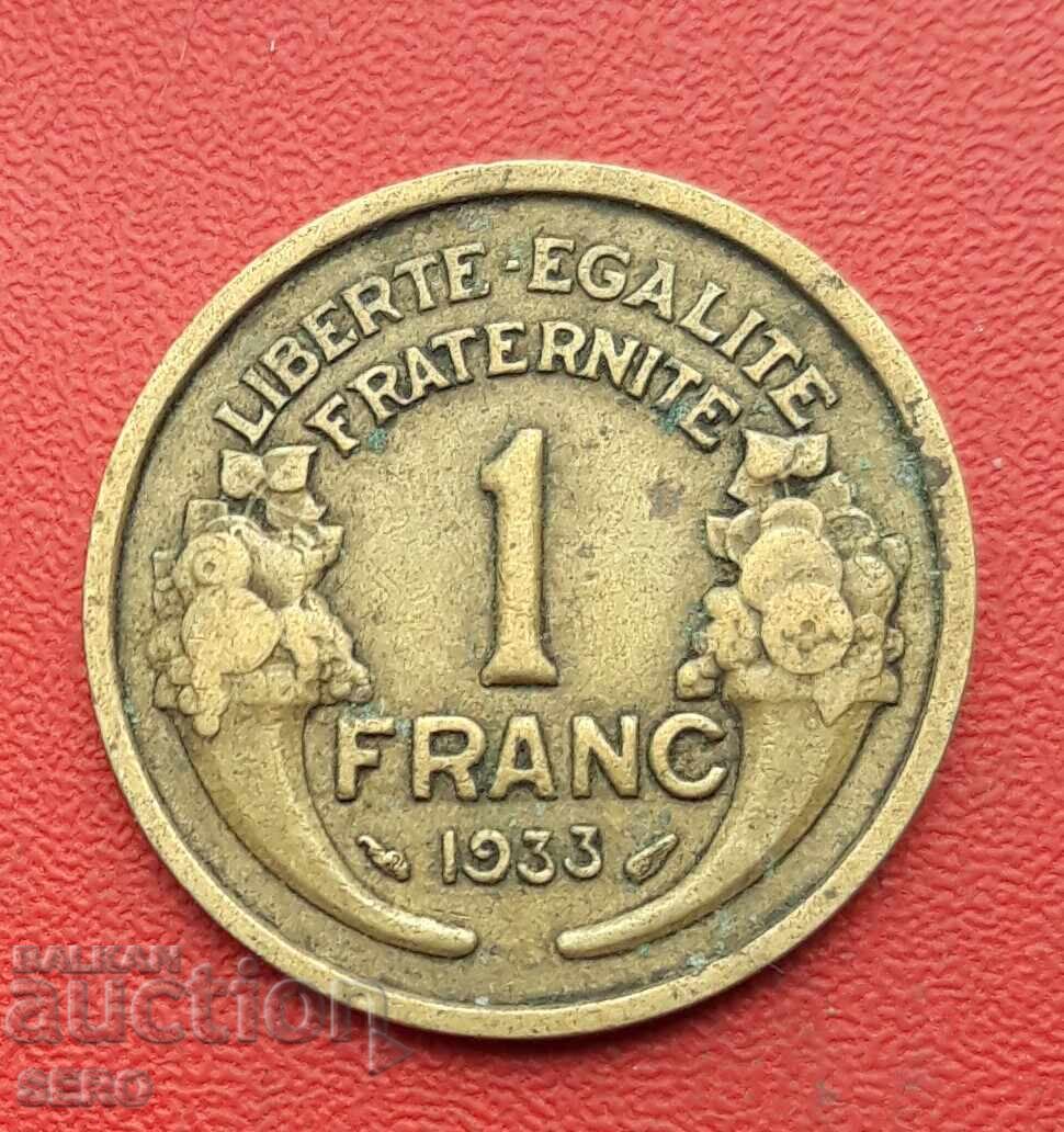 Франция-1 франк 1933