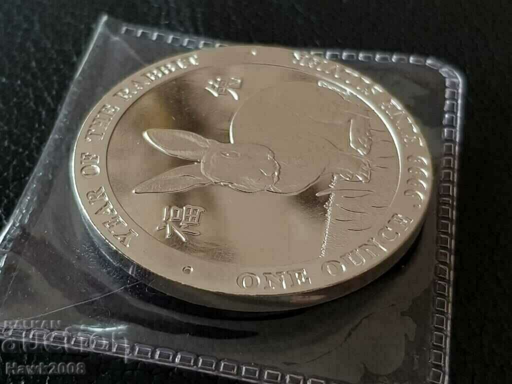 Аукцион 1 oz унция СРЕБРО Година на заека 2023 Baird & Co. LONDON