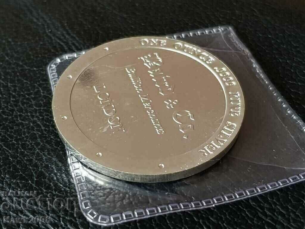 1 oz унция СРЕБРО Година на заека 2023 Baird & Co. LONDON - 6