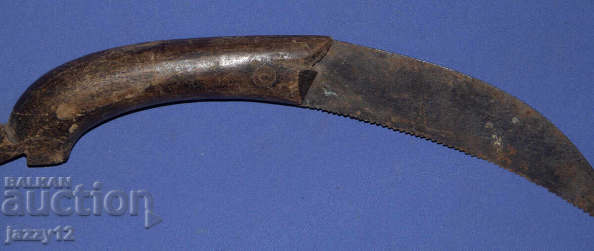 Доставка на Стар земеделски нож дървена дръжка сгъваем Доставка на Стар земеделски нож дървена дръжка сгъваем