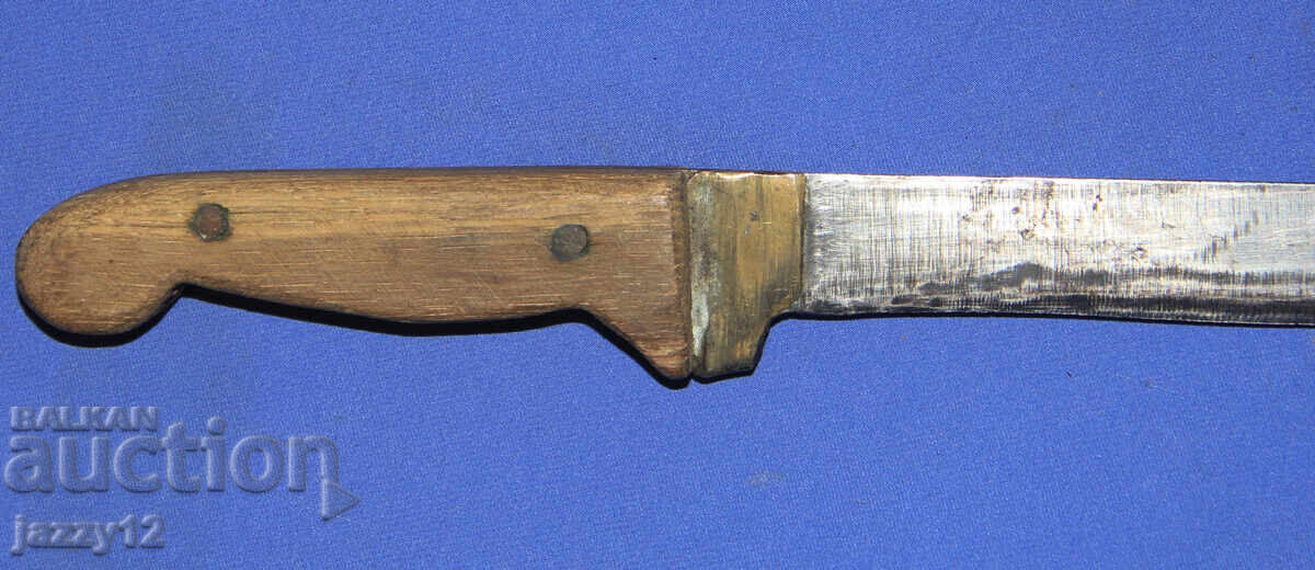 Delivery of Solid handmade hunting knife with a wooden handle Delivery of Solid handmade hunting knife with a wooden handle