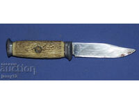 Μεγάλο τουριστικό / κυνηγετικό μαχαίρι με λαβή από κέρατο