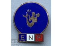 1697 Γαλλία σήμα Γαλλικής Ομοσπονδίας Κολύμβησης σμάλτο