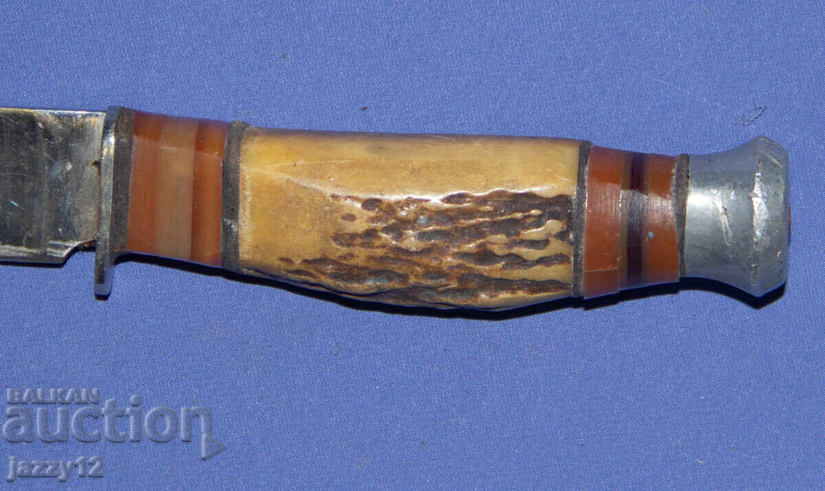 Tourist/hunting knife with a horn handle - 5