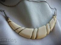 Ivory and Silver Necklace